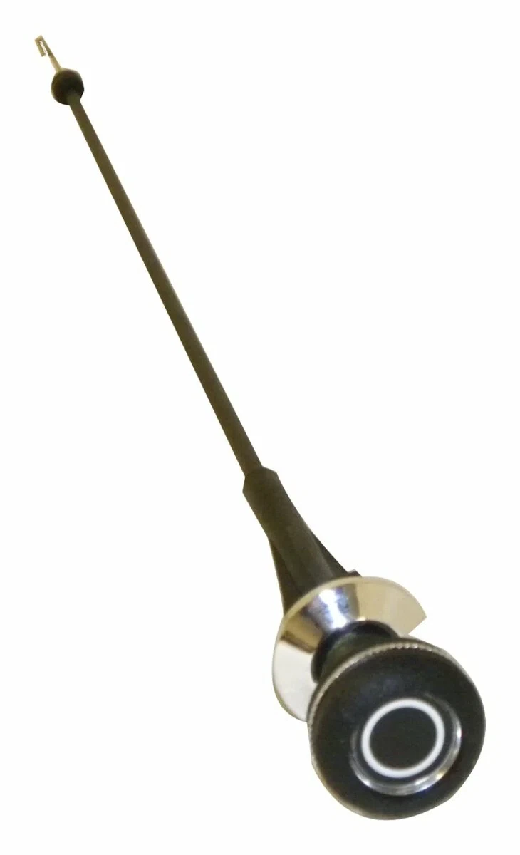 Vintage - Metal Black Heater & Defrost Cable - J5463655